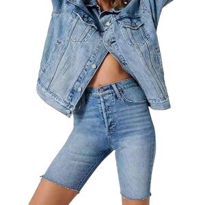 Aritzia Denim Forum The Yoko Bermuda Shorts